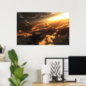 Heliocentric (afdrukken) poster (Thuiskantoor)