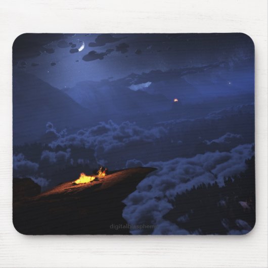 Heliocentric Night Mousepad Muismat (Voorkant)