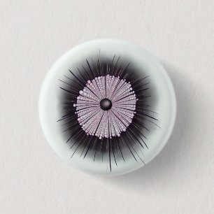 Heliozoa Microbe Microbiology Digital Art Ronde Button 3,2 Cm