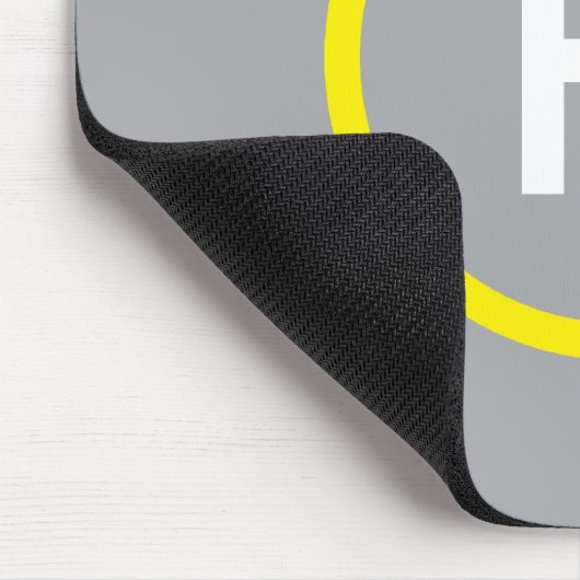 Helipad Mousepad Gray Muismat (Hoek)