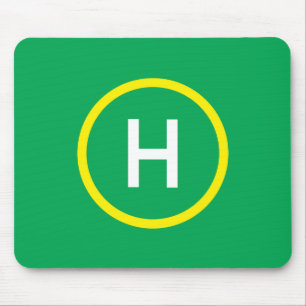 Helipad Mousepad Solid Green Muismat