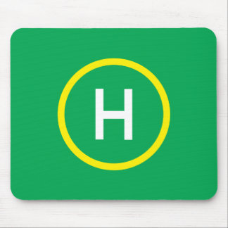 Helipad Mousepad Solid Green Muismat