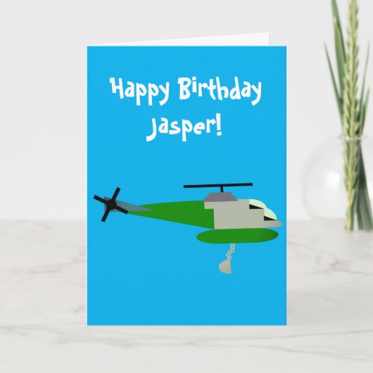 Helitack Feestdagen Kaart (Voorkant)