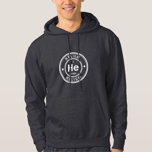 Hélium, élément Sweat - shirt à capuche gris foncé (Devant)
