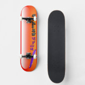 Helium Flip Oranje skateboard (Voorkant)