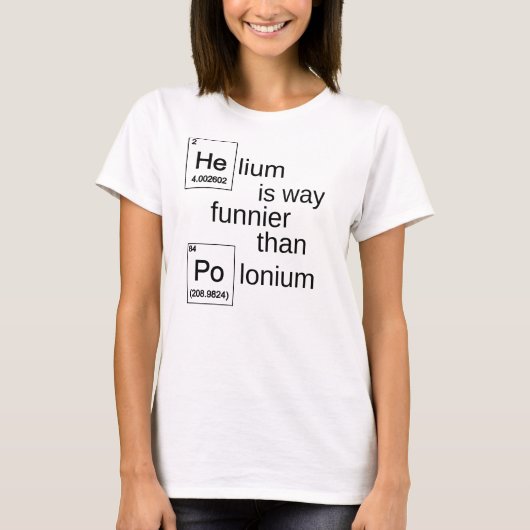 Helium>Polonium T-shirt (Voorkant)