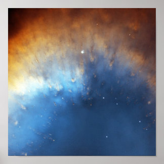 Helix Nebula gasring Poster