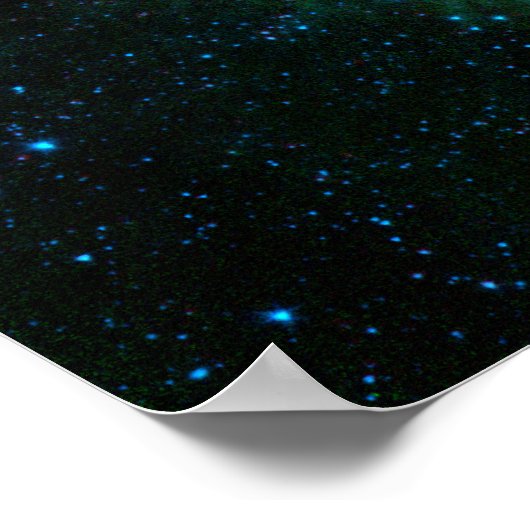 Helix Nebula Infrarood Spitzer Poster (Hoek)