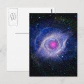 Helix Nebula NASA Paars Briefkaart (Voorkant / Achterkant)