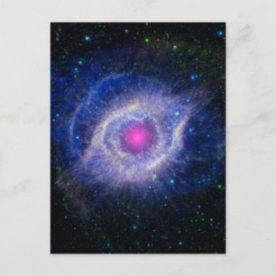 Helix Nebula NASA Paars Briefkaart