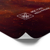 Helix Nebula, NGC 7293 - Poster (Coin)