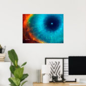 Helix Nebula, NGC 7293 - Poster (Bureau à domicile)