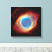 Helix Nebula Oog Gods Canvas Afdruk (Insitu (Houten vloer))