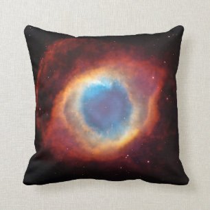 Helix Nebula Red Blue Stellar Clouds Kussen