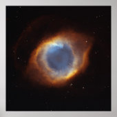 Helix Nebula Zichtbaar Poster (Voorkant)