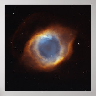 Helix Nebula Zichtbaar Poster