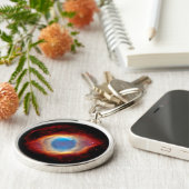 Helix Planetary Nebula NGC 7293 - Oogoog van God Sleutelhanger (Zijkant)