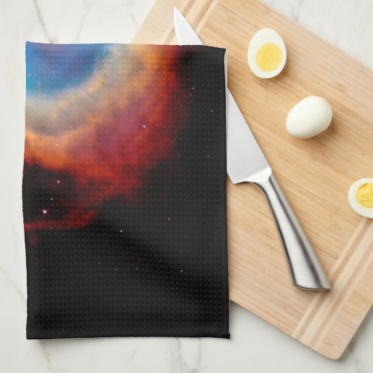 Helix Planetary Nebula NGC 7293 - Oogoog van God Theedoek (Quarter Fold)