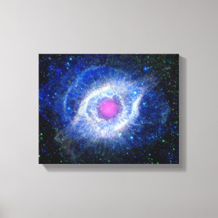 Helixnevel Ultraviolet Oog van God Ruimtefoto Canvas Afdruk