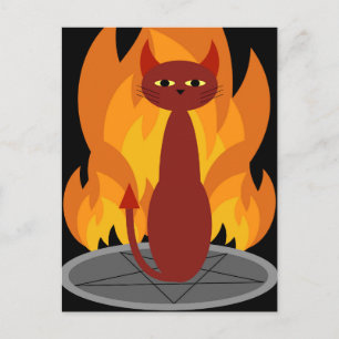 Hell Cat Briefkaart