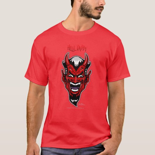 Hell Dad - Mannen Red T-shirt (Voorkant)