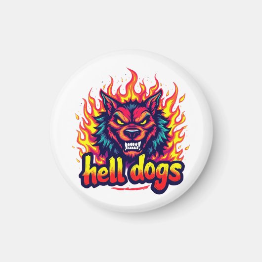 Hell Dogs Magneet (Voorkant)