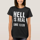 HELL EST VRAI, T-shirts chrétiens (Devant)