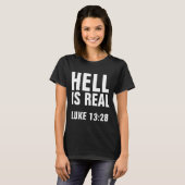 HELL EST VRAI, T-shirts chrétiens (Devant entier)