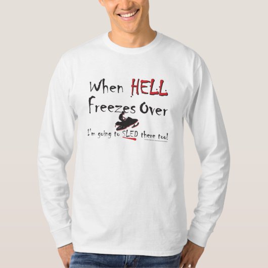 HELL-FREEZES-on-ash-ZAZ-eps T-shirt (Voorkant)