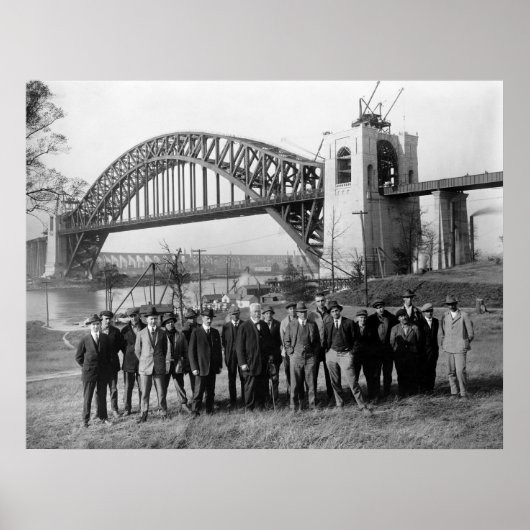 Hell Gate Bridge: 1916 Poster (Voorkant)
