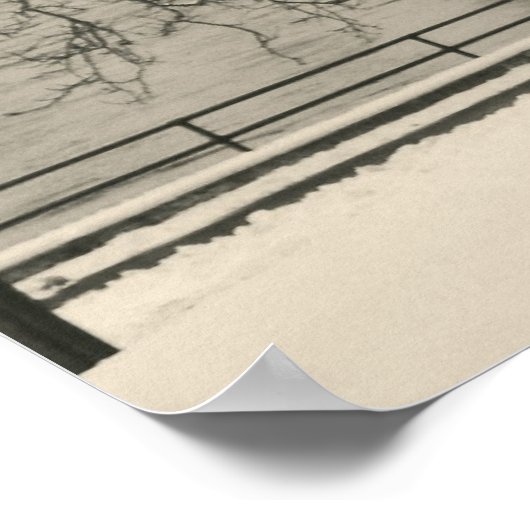 Hell Gate Bridge, Astoria, NY Poster de style Vint (Coin)