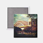 "Hell Gate Bridge in Autumn" Magneet (Voorkant / Achterkant)
