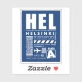 HELL Helsinki Luchthaven Sticker (Vel)