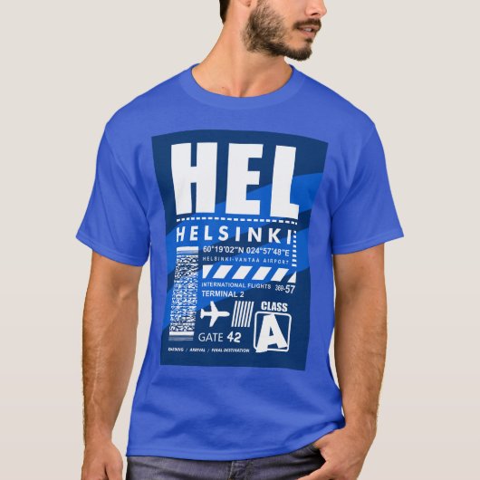 HELL Helsinki Luchthaven T-shirt (Voorkant)