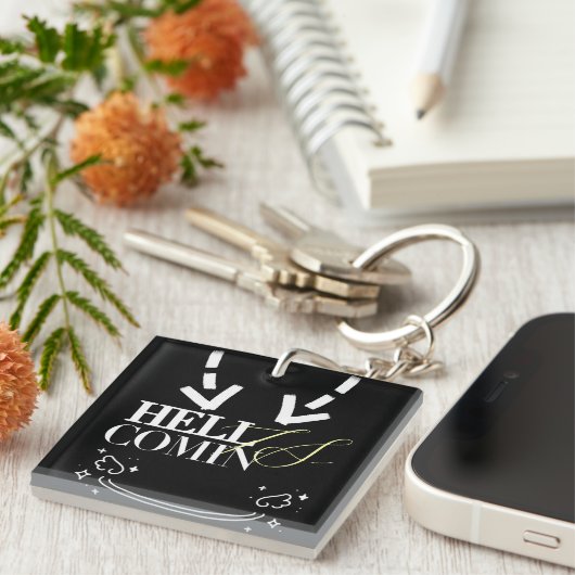 Hell Is Comin Sleutelhanger (Voorkant Rechts)