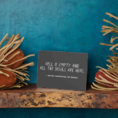 Hell is Empty Shakespeare Quote Fotoplaat (Zijkant)