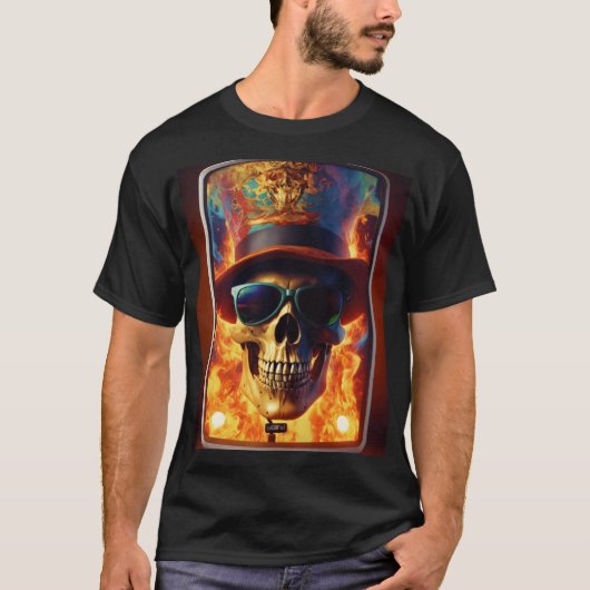 Hell Mannen Skull T-shirt (Voorkant)