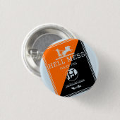HELL MESS RONDE BUTTON 3,2 CM (Voorkant /achterkant)