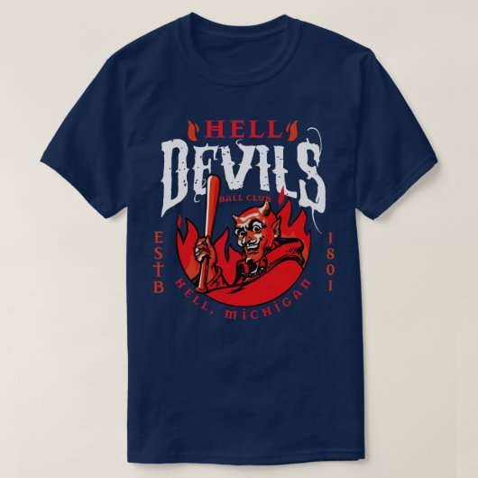 Hell Michigan Devils T-shirt (Design voorkant)