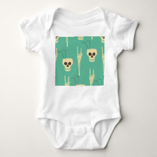 Hell Party: Skelet Halloween Design Romper