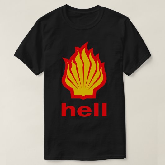 Hell Shell Fossil Fuel T-shirt (Design voorkant)