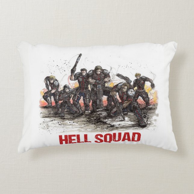 Hell Squad Accent Pillow Kussen (Voorkant)