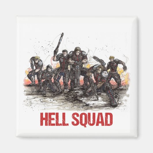 Hell Squad Magnet Magneet (Voorkant)