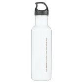 Hella Bouteille d'eau en acier inoxydable moins pl (Dos)