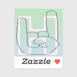 Hella Button Sticker