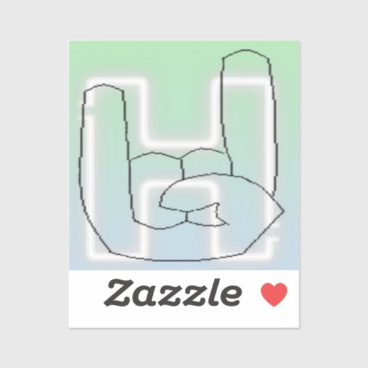 Hella Button Sticker (Vel)