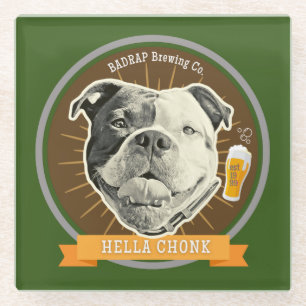Hella Chonk Beer Label Onderzetter