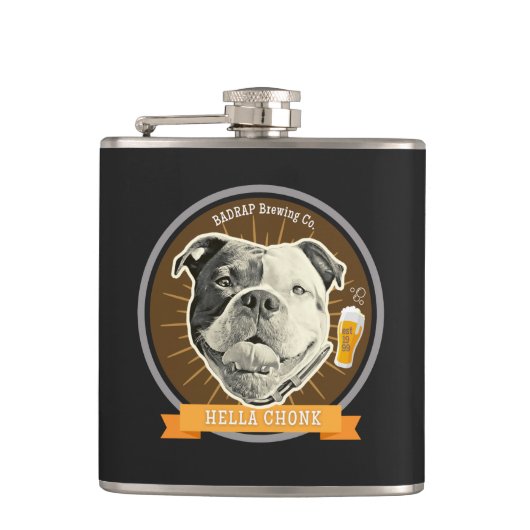 Hella Chonk Flask Heupfles (Voorkant)