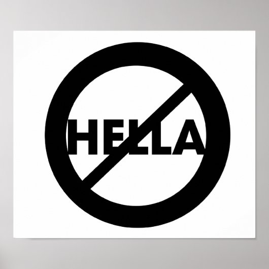 Hella n'est pas une affiche Word (Devant)