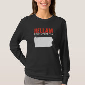 Hellam Pennsylvania USA State America Travel T-shirt (Voorkant)